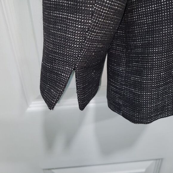 Kasper Dark Gray Textured Blazer - 10 - Picture 3 of 4